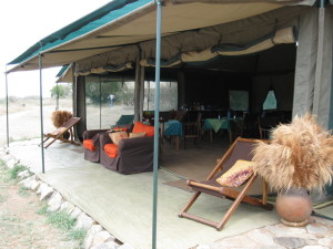 Comfortable Lounging Accommodations at our First Stop