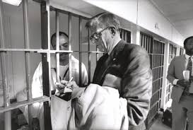 Colson autographing in Prison