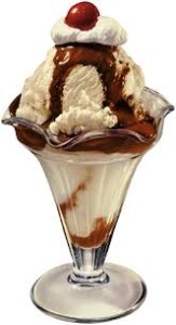 ice cream sundae 