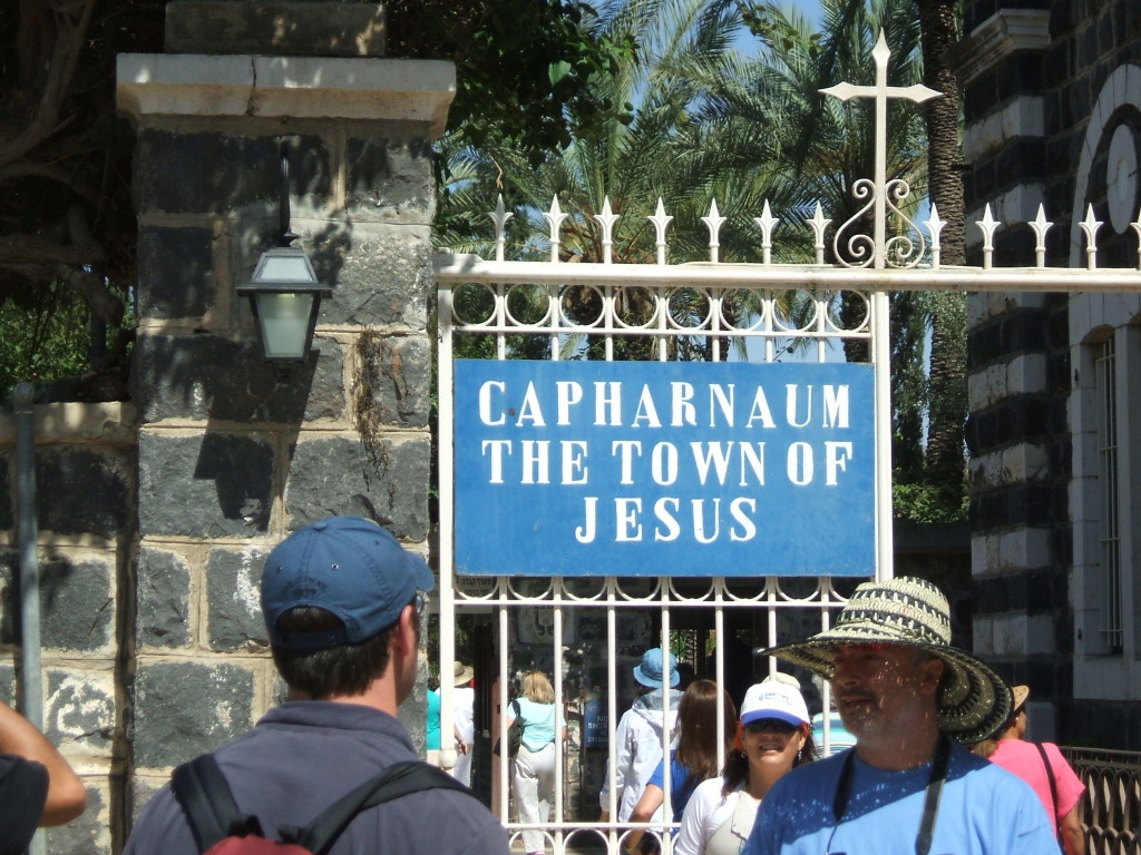 Capharnaum Called Jesus Town for Tourists/Pilgrims