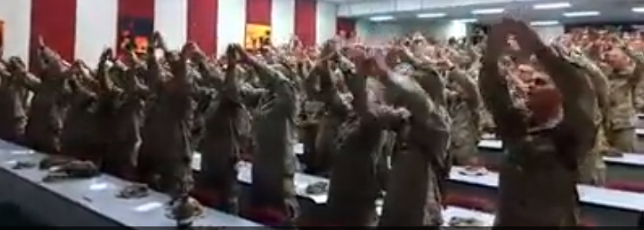 Military Men in Participatory Worship