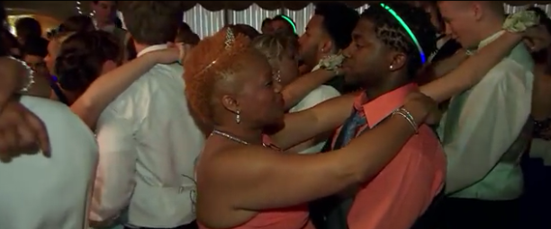Son and Mom at the Prom